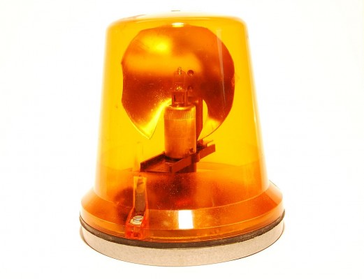 Rundumleuchte Halogen orange 24V DDR FER Robur ZT300 E512